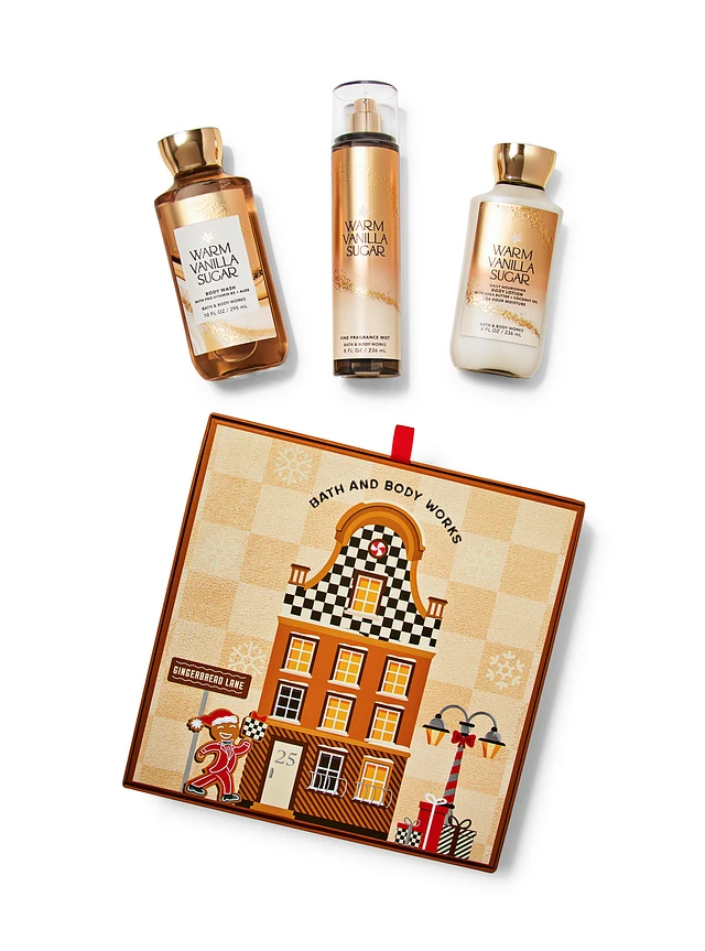 Bath&Body Works Warm Vanilla Sugar Gift Box Set | MainPlace Mall