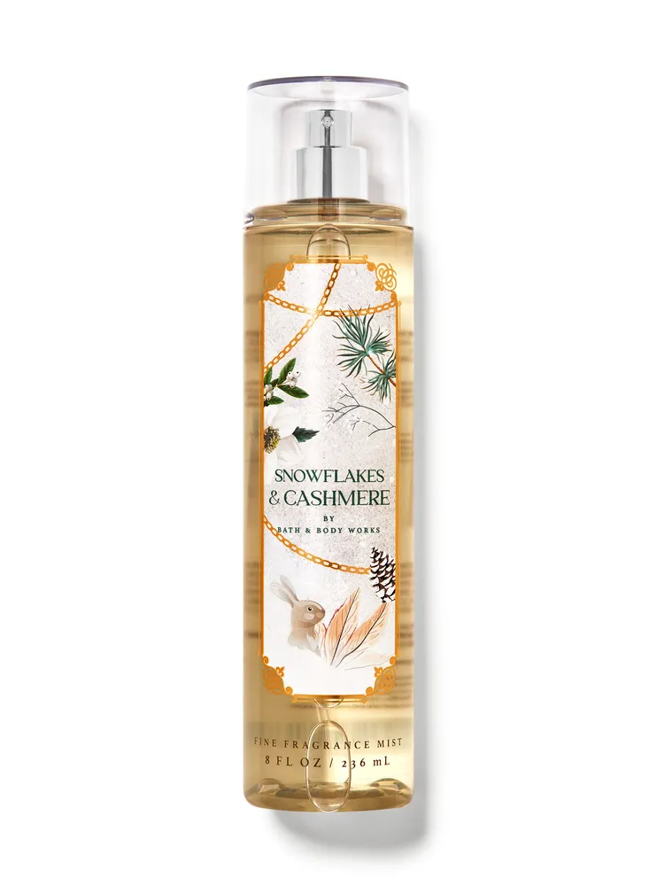 Bath & body works snowflakes & cashmere fine fragrance mist 8 oz online