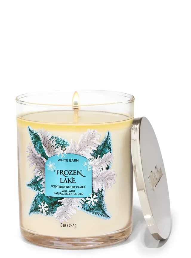 Frozen lake candle sale