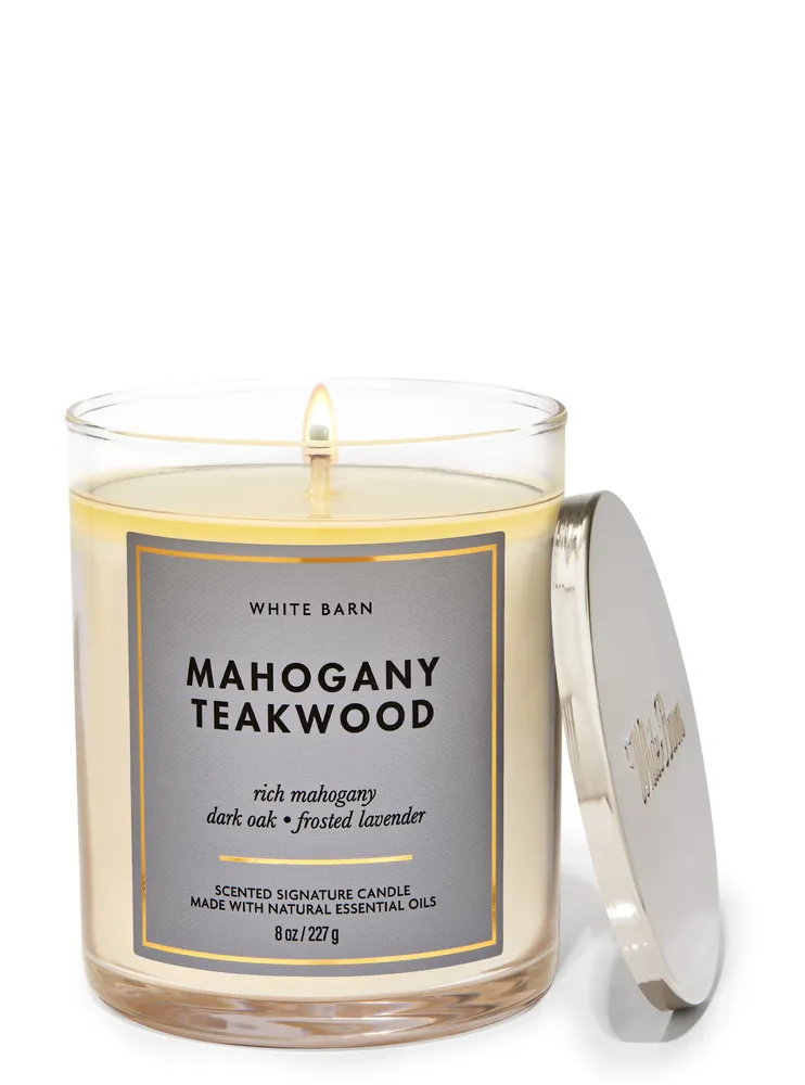 Mahogany teakwood sales candles