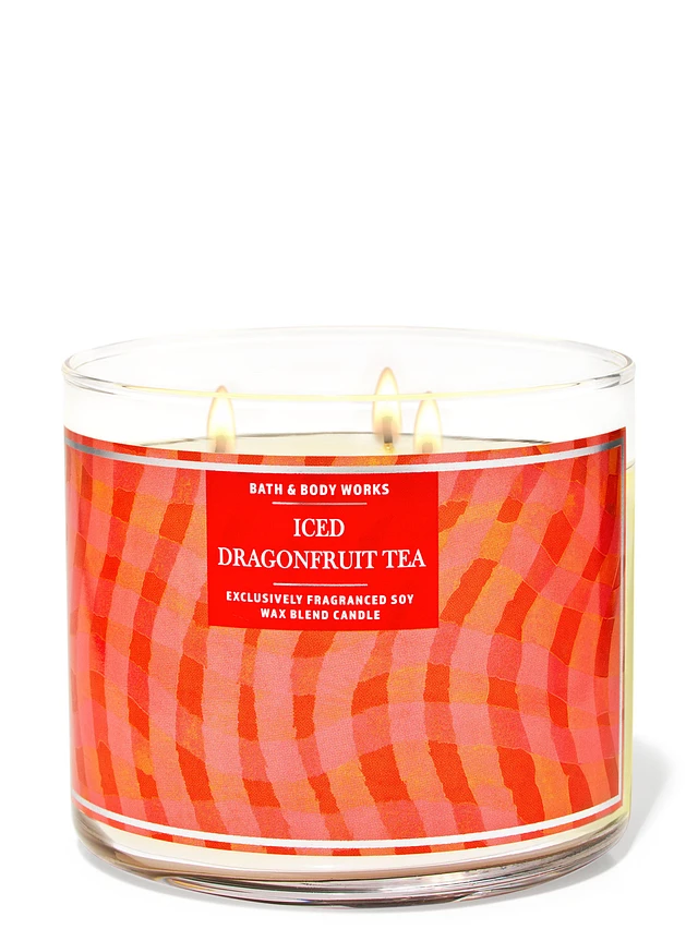 Bath&Body Works Iced Dragonfruit Tea 3-Wick Candle | MainPlace Mall
