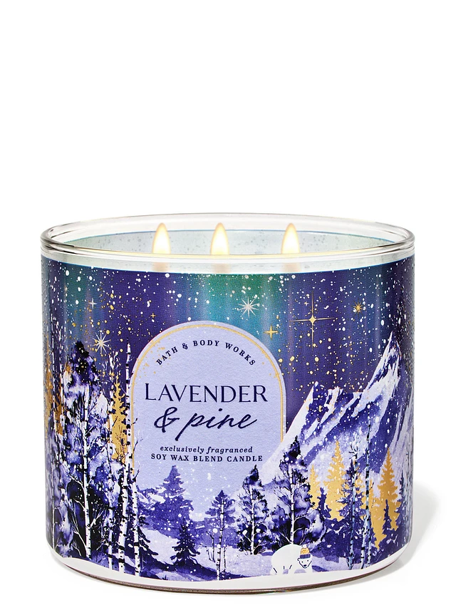 Bath&Body Works Lavender & Pine 3-Wick Candle at CoolSprings