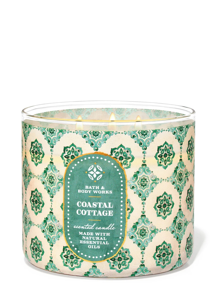 【美品】 Bath&Body at Shops The | Candle 3-Wick Cottage Coastal Works キャンドル