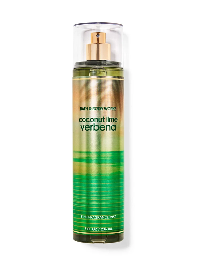 Bath and BodyWorks ボディミスト Bath&Body Works Coconut Lime Verbena Fine Fragrance Mist