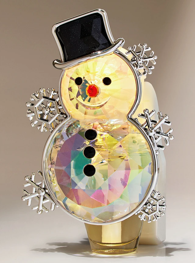 芳香器・アロマポット・アロマストーン Bath&Body Works wallflowers Bath&Body Works Crystal Snowman Wallflowers Scent Control