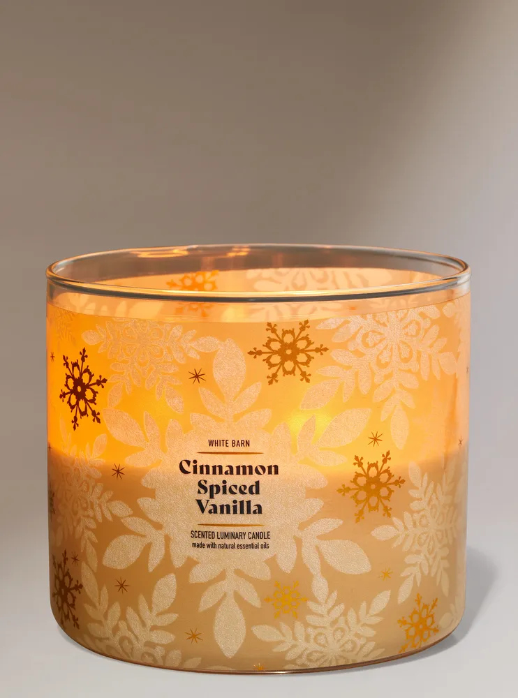 White Barn Cinnamon Spiced Vanilla 3 Wick Candle CoolSprings