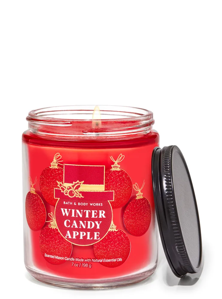 Winter candy apple clearance candles