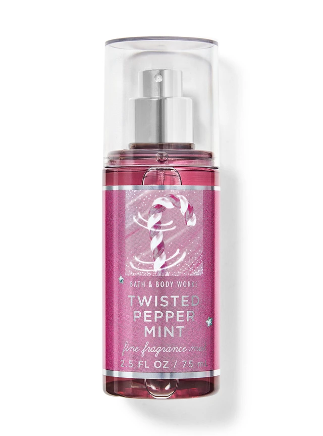 Bath&Body Works Twisted Peppermint Travel Size Fine Fragrance Mist