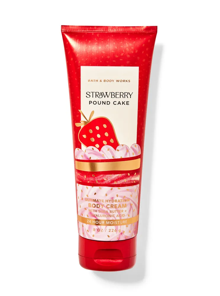 Bath & Body Works Strawberry Pound Cake Ultimate Hydration Body 