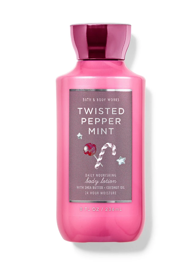 バスアンドボディーワークス Bath&Body Works Twisted Peppermint Body Lotion | Liberty Center