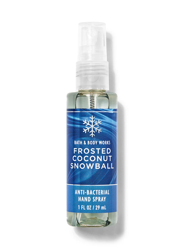 Bath&Body Works Frosted Coconut Snowball Hand Sanitizer Spray