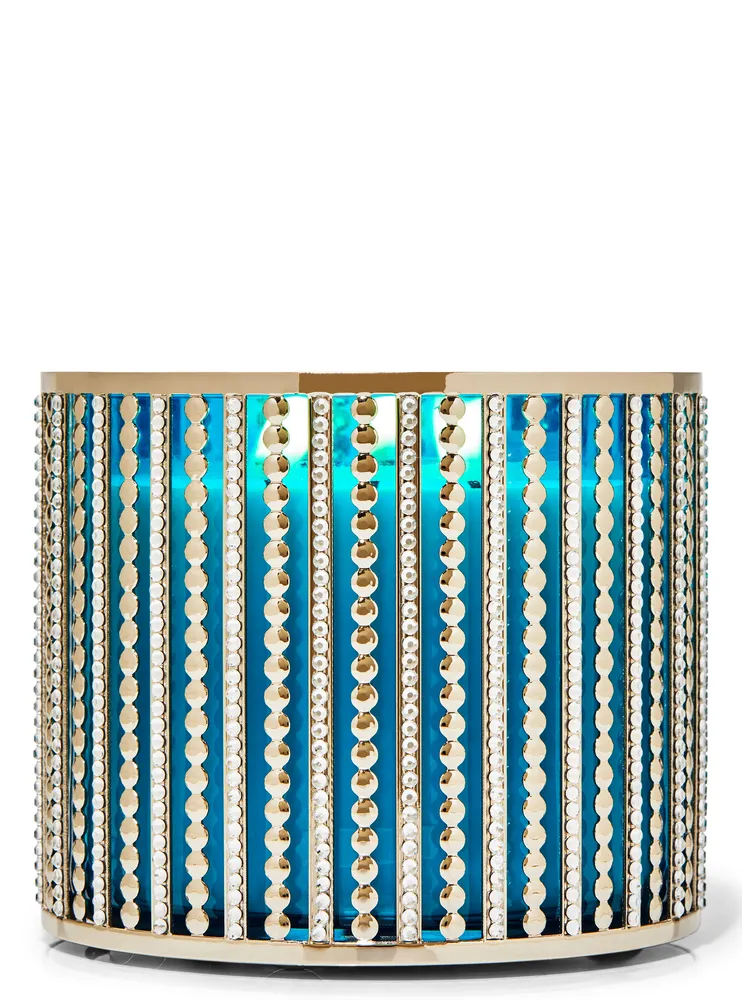 Bath & Body Works Bling Sleeve 3Wick Candle Holder Brazos Mall