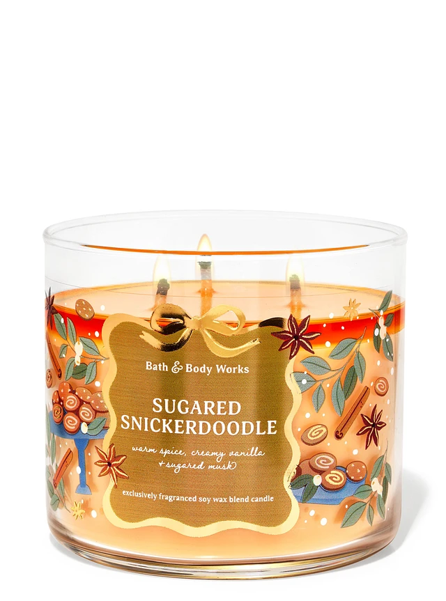 Bath&Body Works Sugared Snickerdoodle 3-Wick Candle | MainPlace Mall