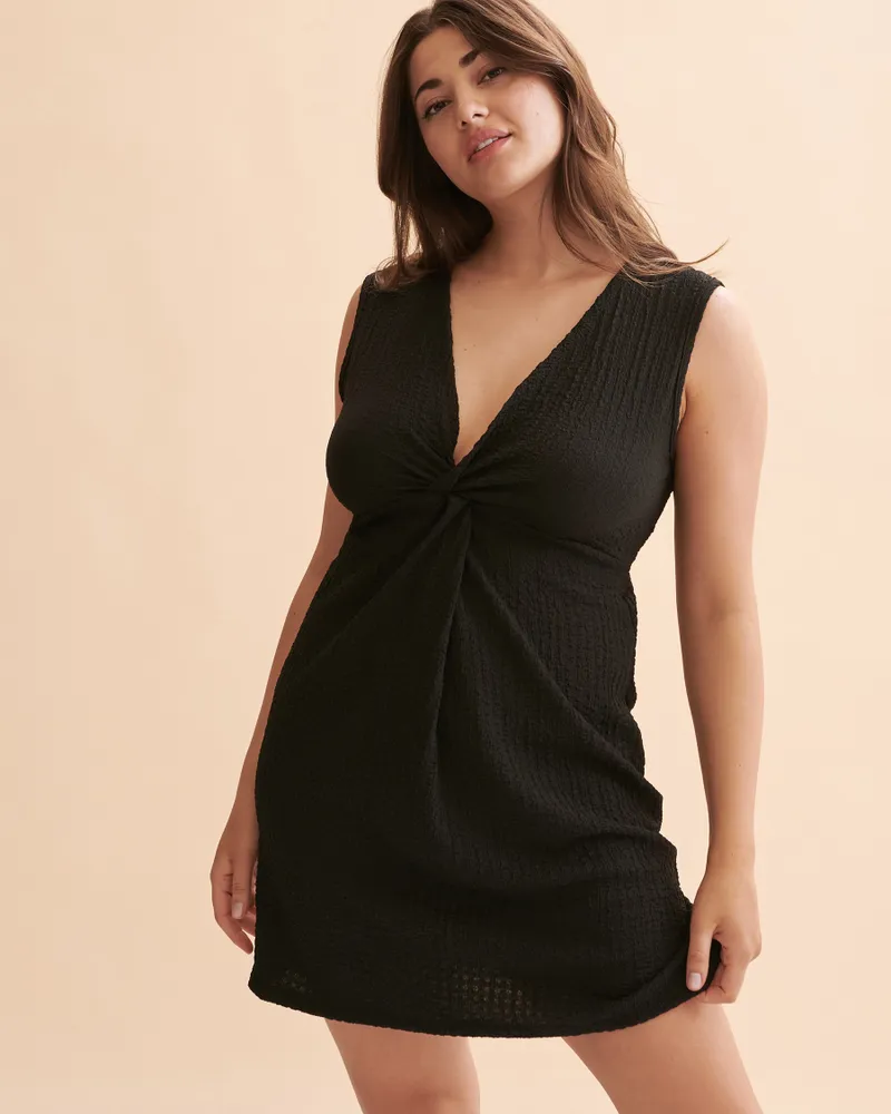 COVER ME Bubble Crepe Sleeveless Dress | Shop Midtown