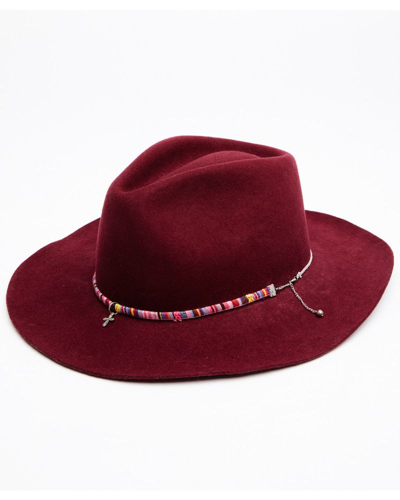Shyanne Women's Burgundy Sienna Wool Felt Western Hat Mall of America®