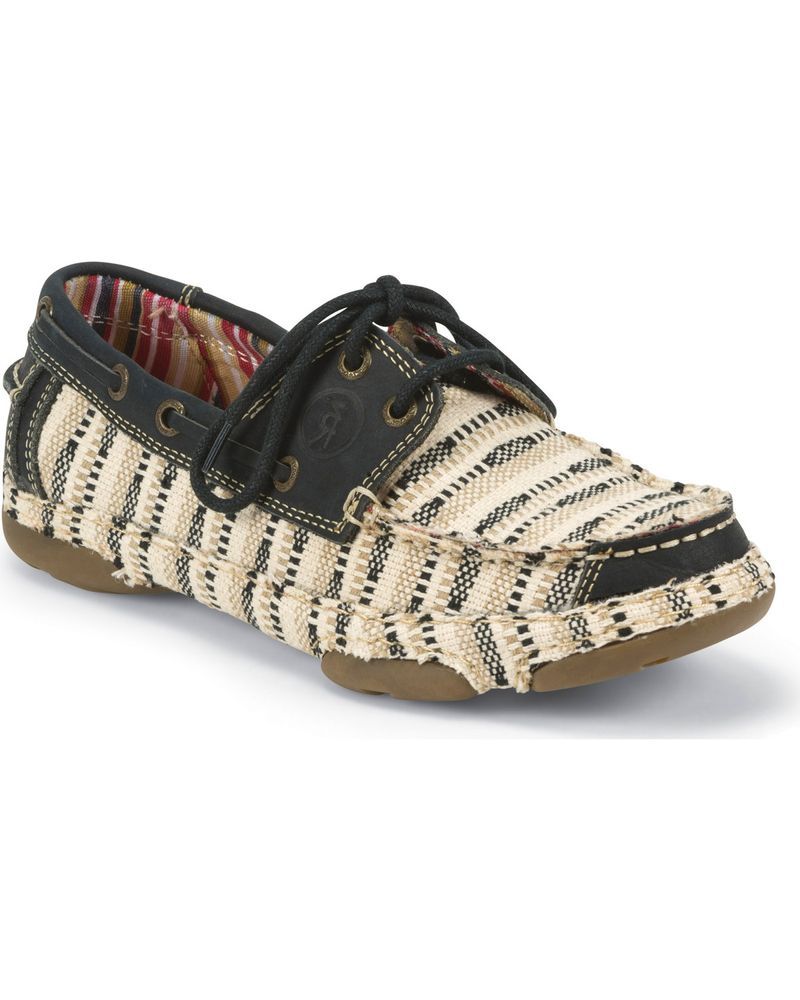 Tony lama women's 3r casual canvas shoes top