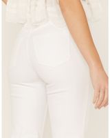 Shesways®Coen Mid-Rise Slim Straight Sneak Peek Jeans (Light Vintage)