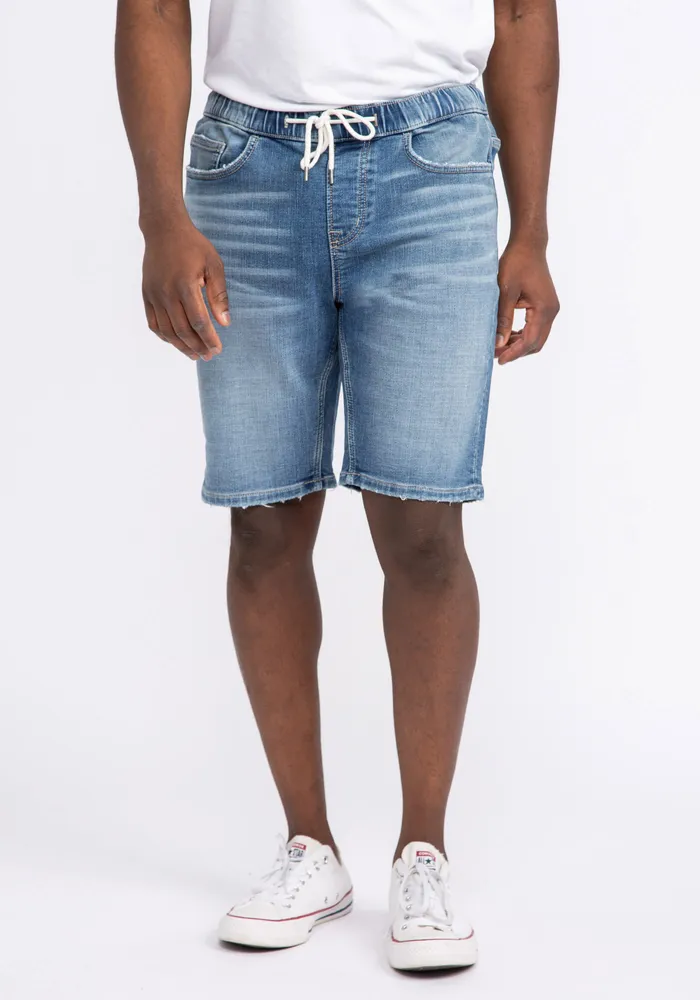Bootlegger Knit denim jogger short Willowbrook Shopping Centre
