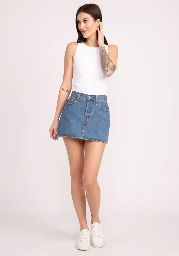 Bootlegger Levis icon skirt Willowbrook Shopping Centre