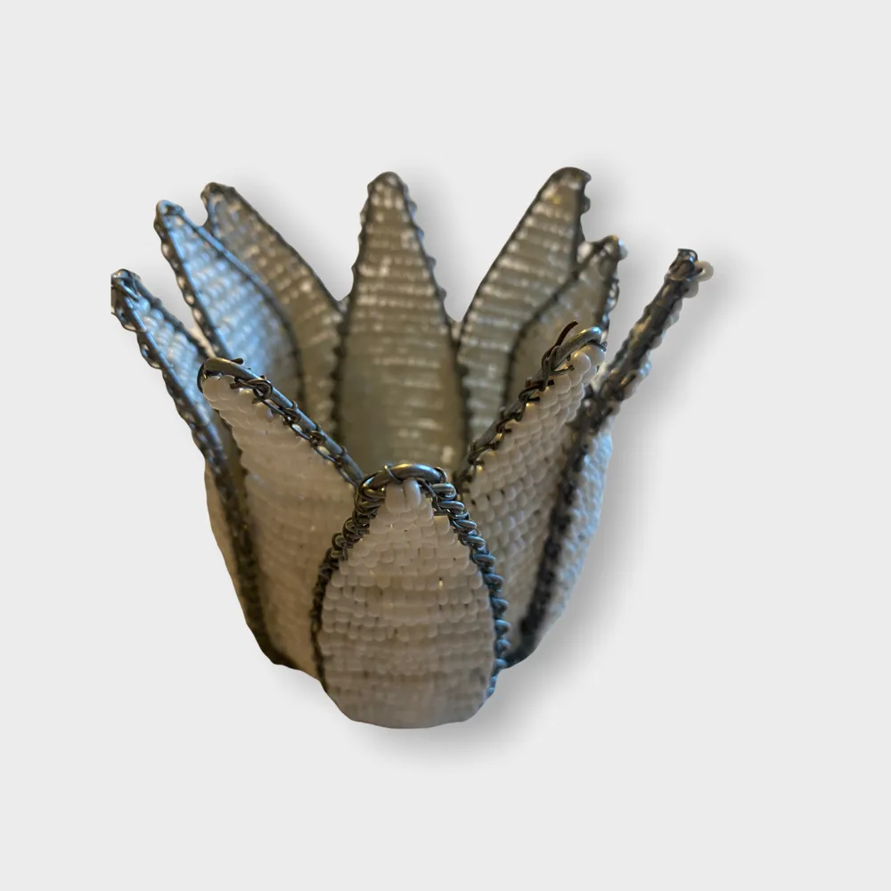 Botanical Boys Beaded Protea Flower Candle Holder South Africa King