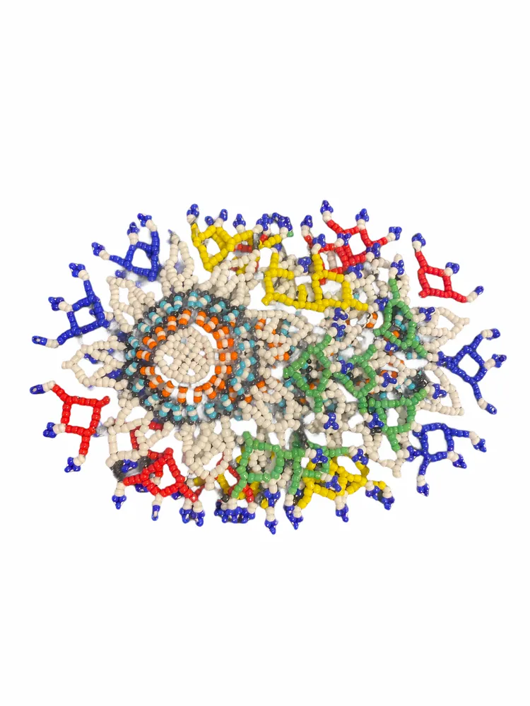 Botanicalboysuk Handmade glass beaded coasters South Africa King's