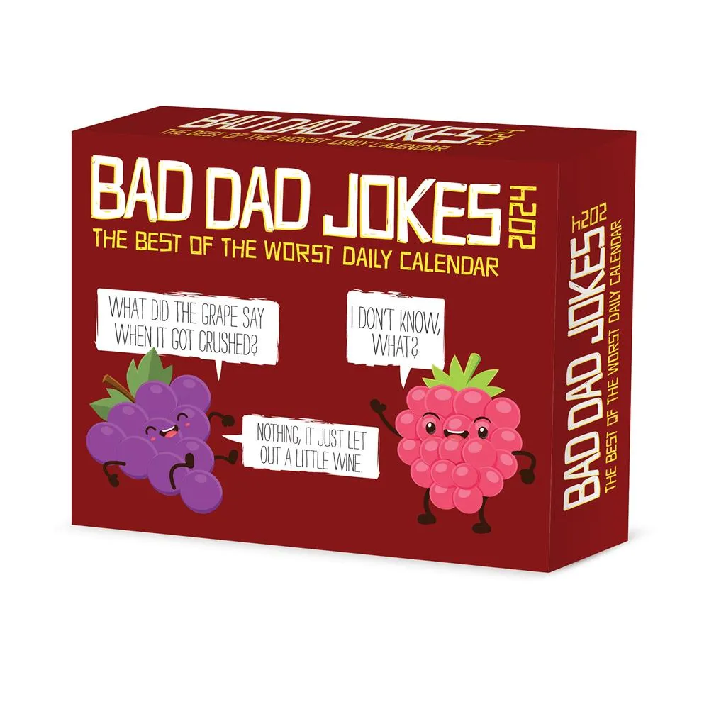 Willow Creek Press Bad Dad Jokes 2024 Box Calendar St. Vital Centre