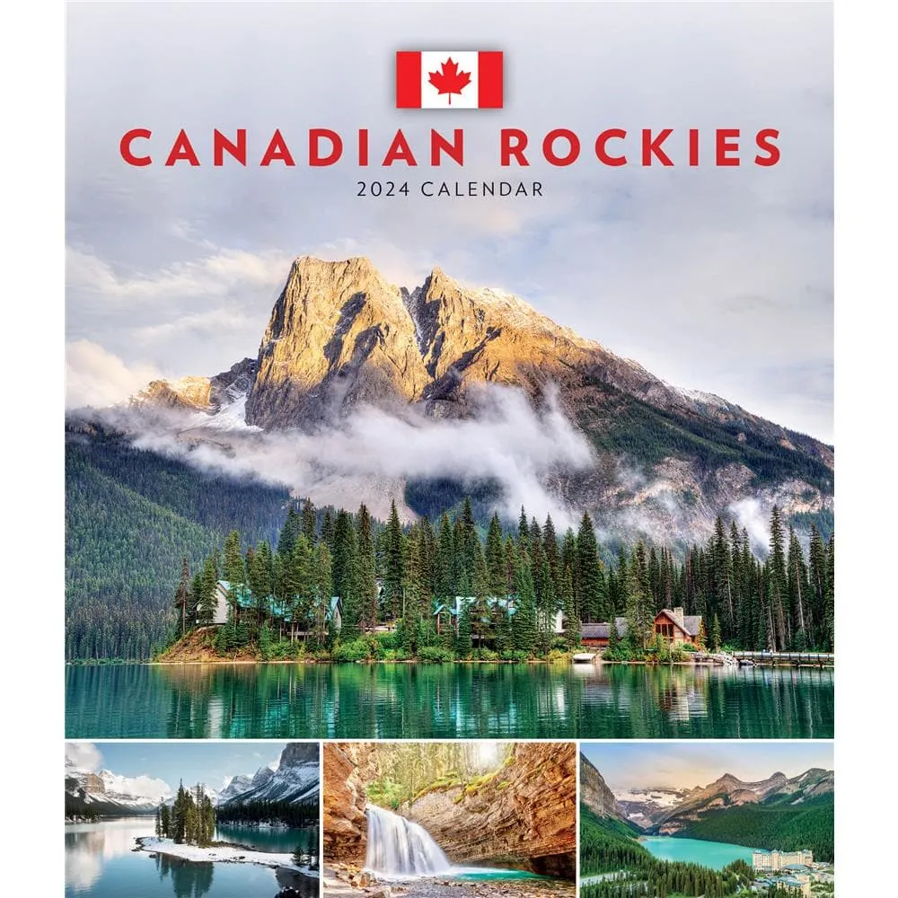 Carousel Calendars Canadian Rockies 2024 Easel Calendar St. Vital Centre