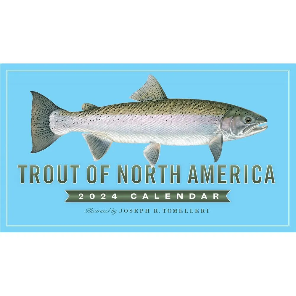 Ziga Media Trout of North America 2024 Wall Calendar Bramalea City Centre