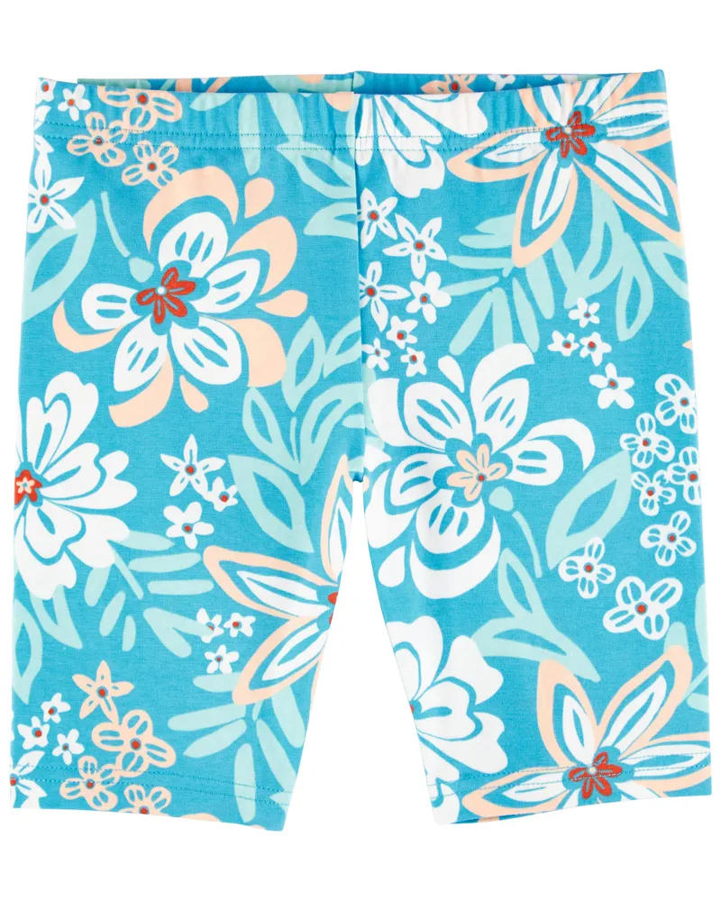Floral bike shorts sale