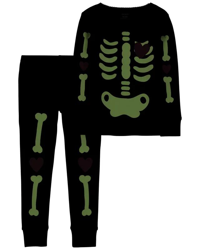 Carters skeleton hot sale pjs