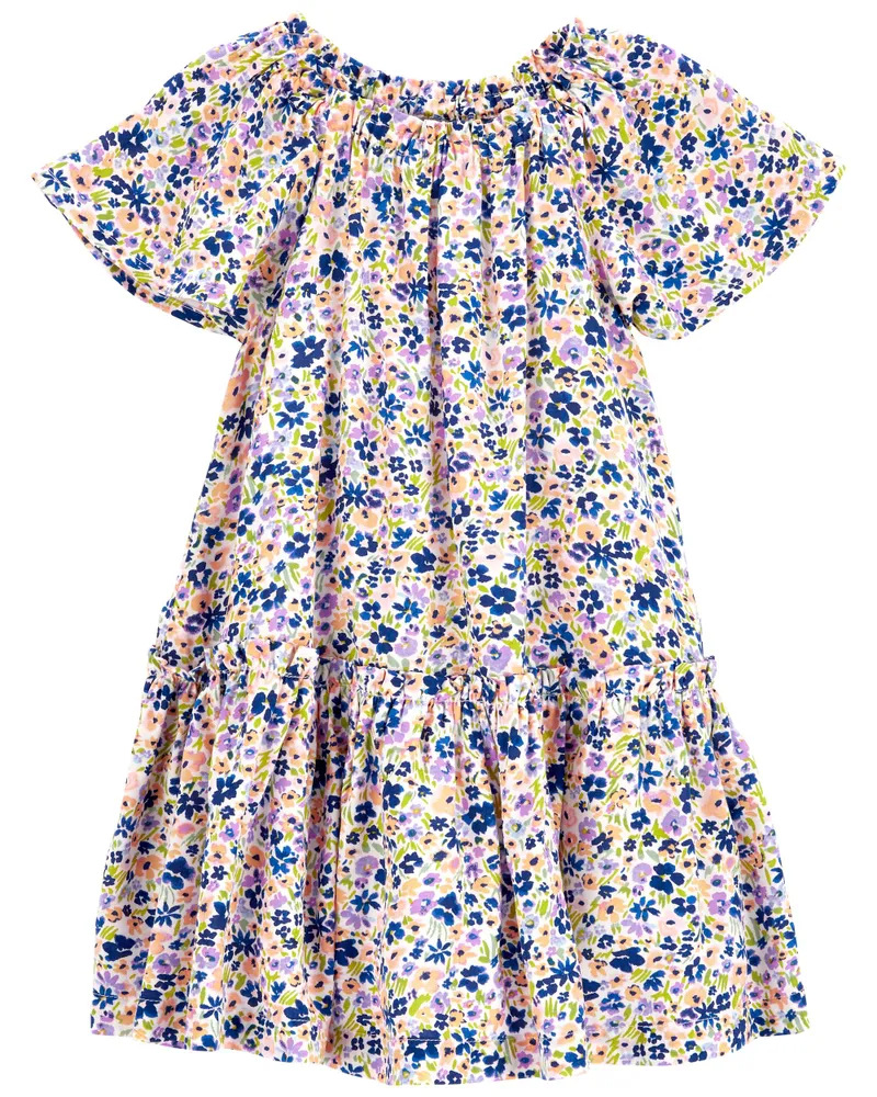 Robe sales viscose fleurie