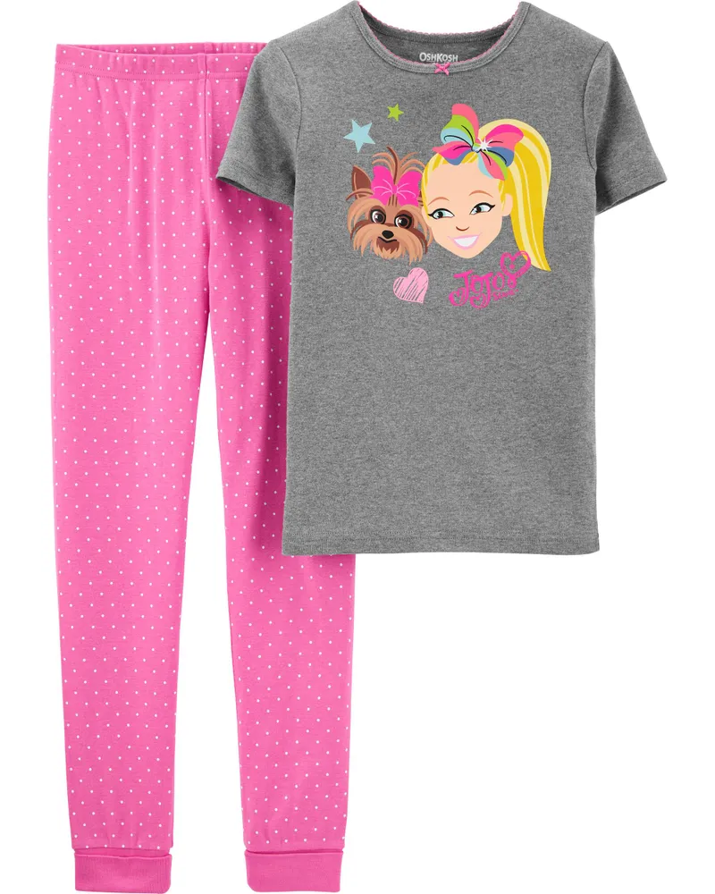 Carters Oshkosh 2 Piece Jojo Siwa 100 Snug Fit Cotton PJs The