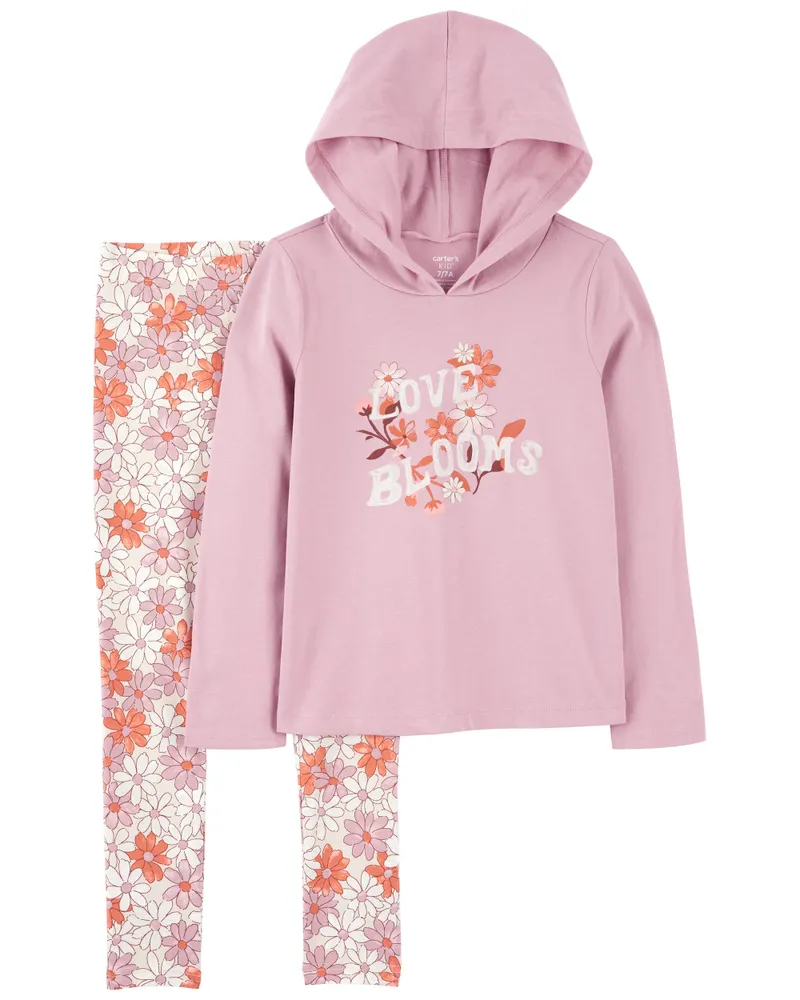Carters Oshkosh 2 Piece Hooded Top Legging Set Square One