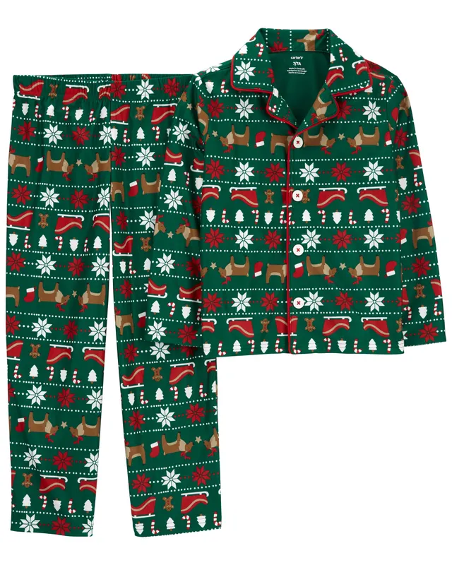 Fleece best sale xmas pajamas