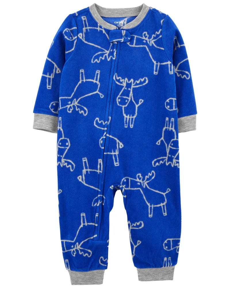 Carters footless cheap fleece pajamas