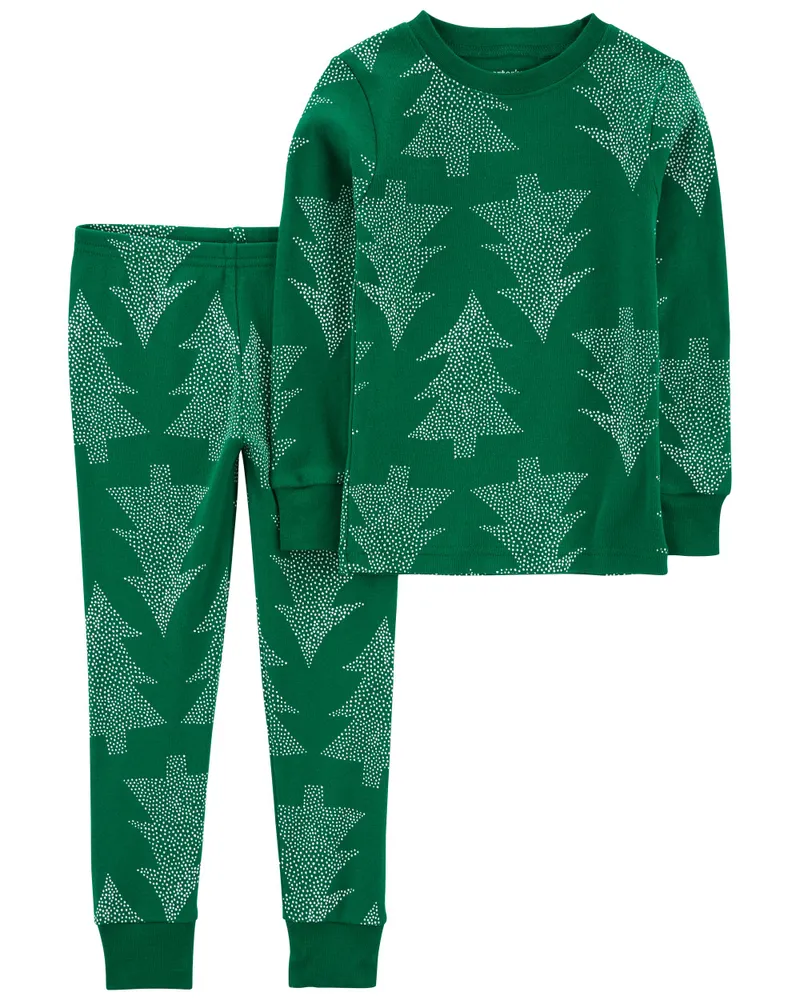 Carters Oshkosh 2 Piece Christmas Tree 100 Snug Fit Cotton