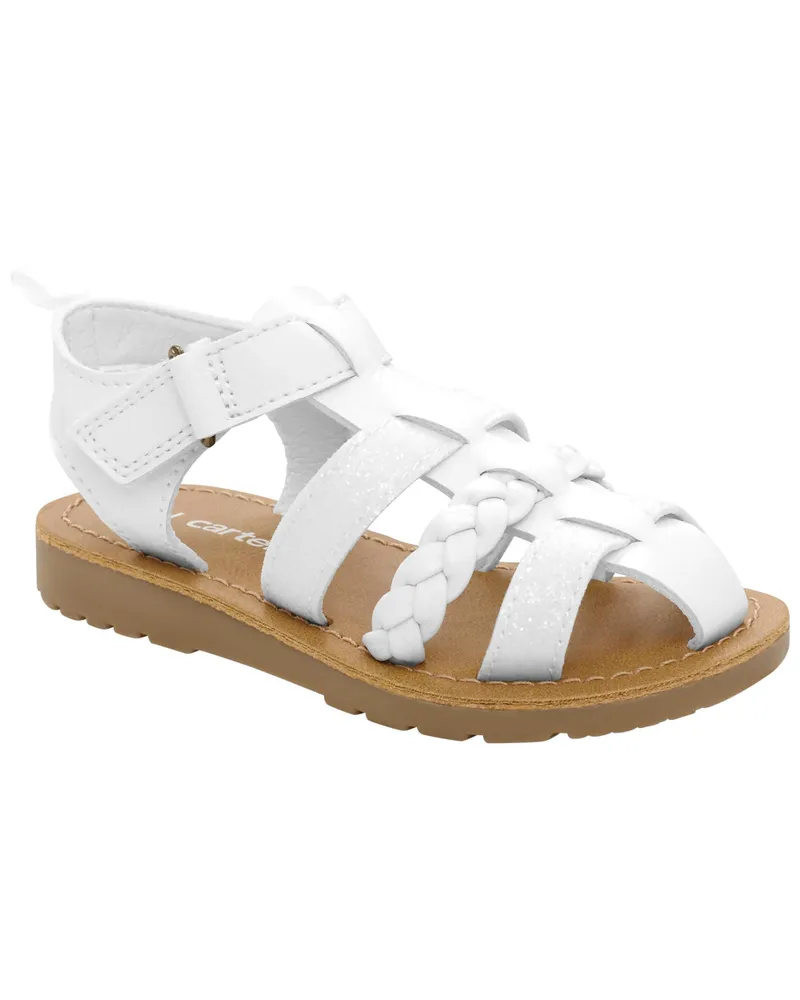 Carter's white sandals discount