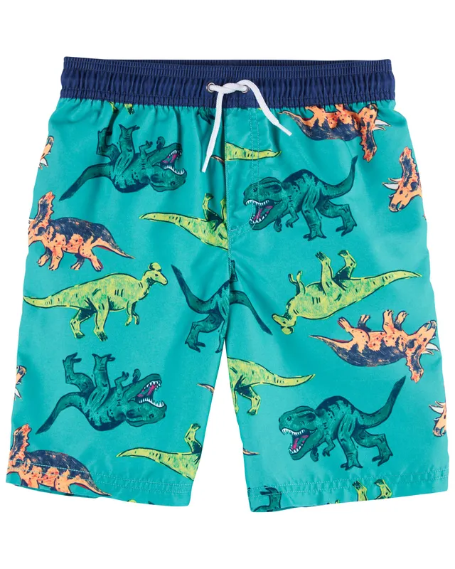 Dinosaur sales swim trunks