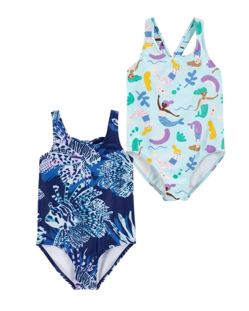 Toddler 2 Pack 1 Piece Swimsuits