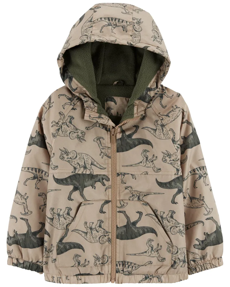 Carters Oshkosh Dino Print Fleece Lined Jacket Hillcrest Mall