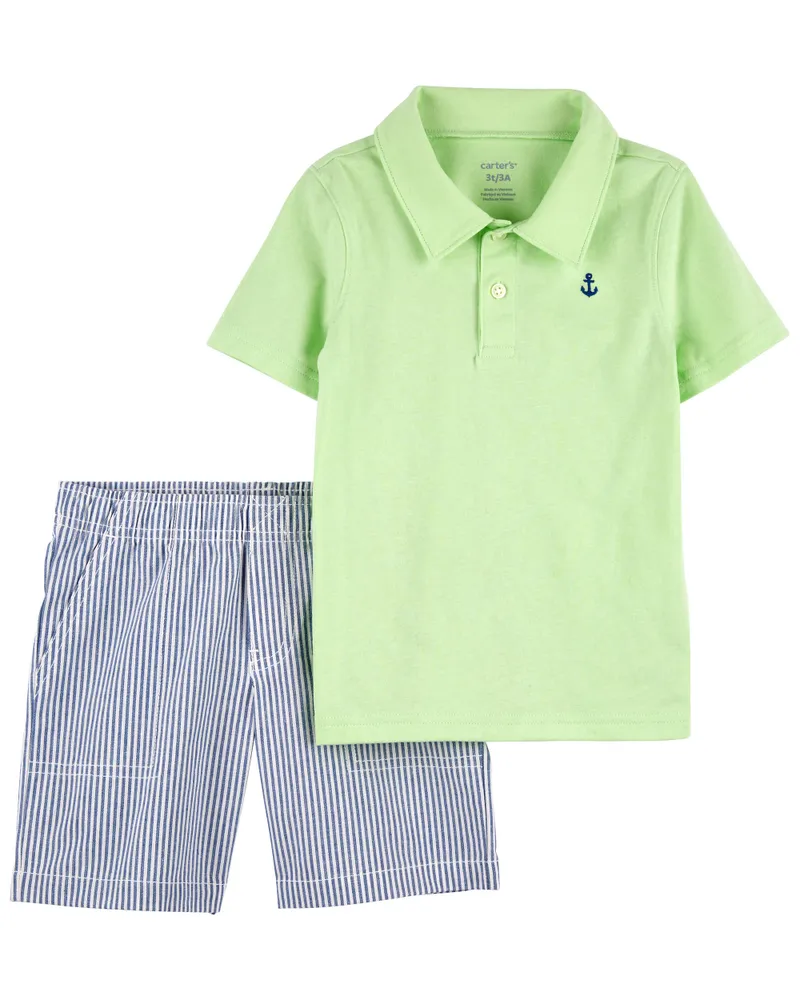Boys polo shorts sales