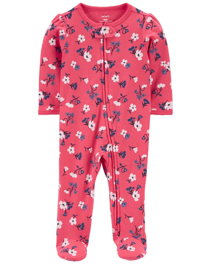 Carters zipper deals footie with snap