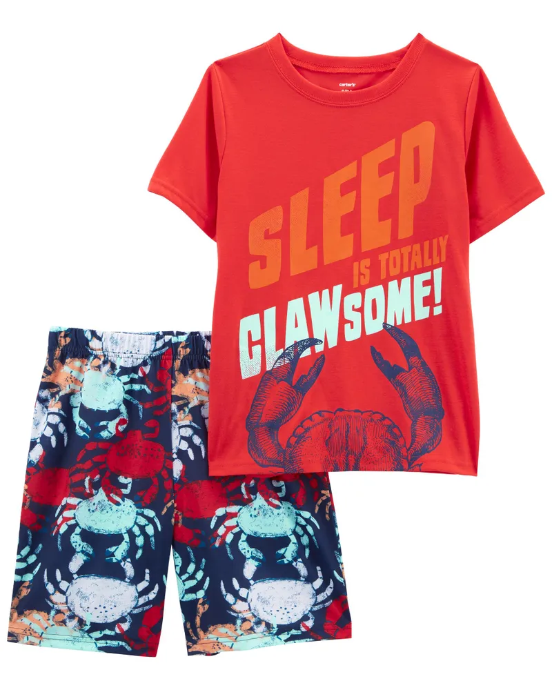 Carters Oshkosh 2 Piece Crab Loose Fit PJs Hillside Shopping Centre