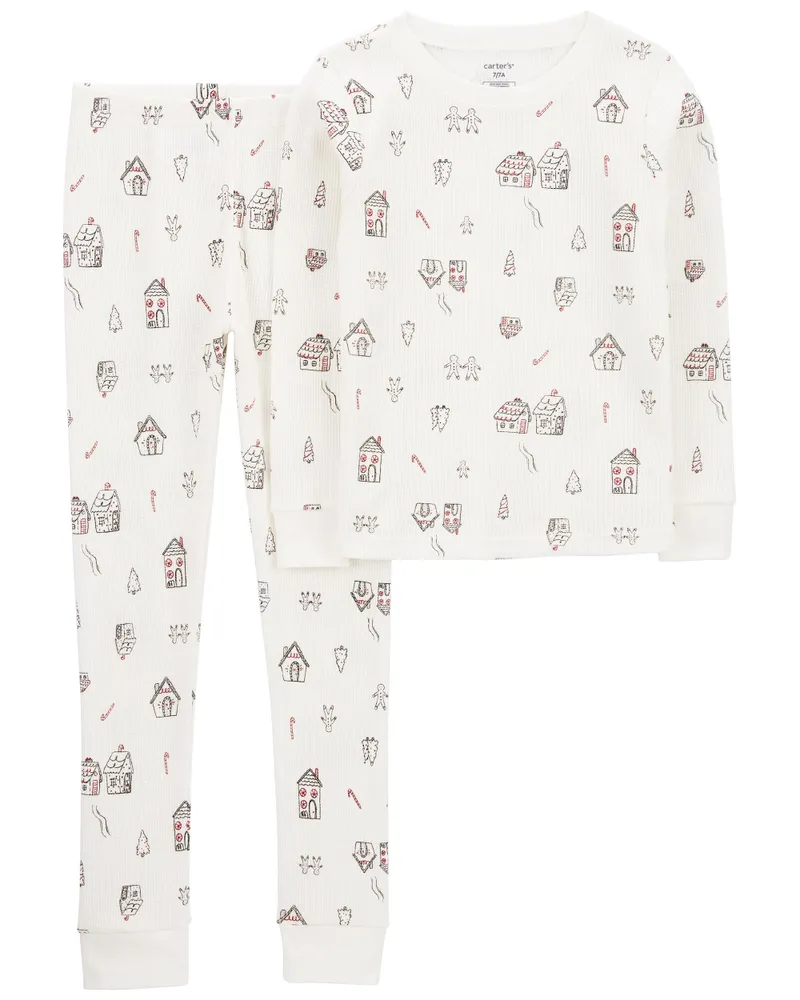 Carters Oshkosh 2 Piece Gingerbread Thermal Pyjamas Hillside