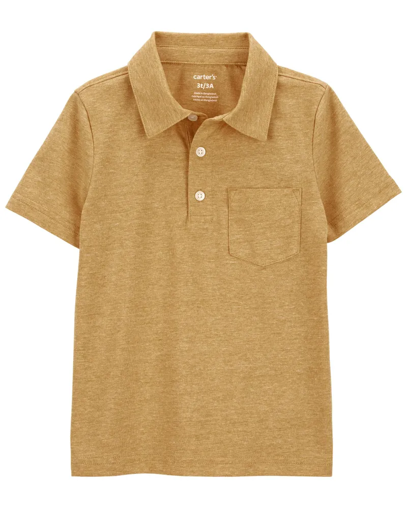 Boys brown polo shirt sale