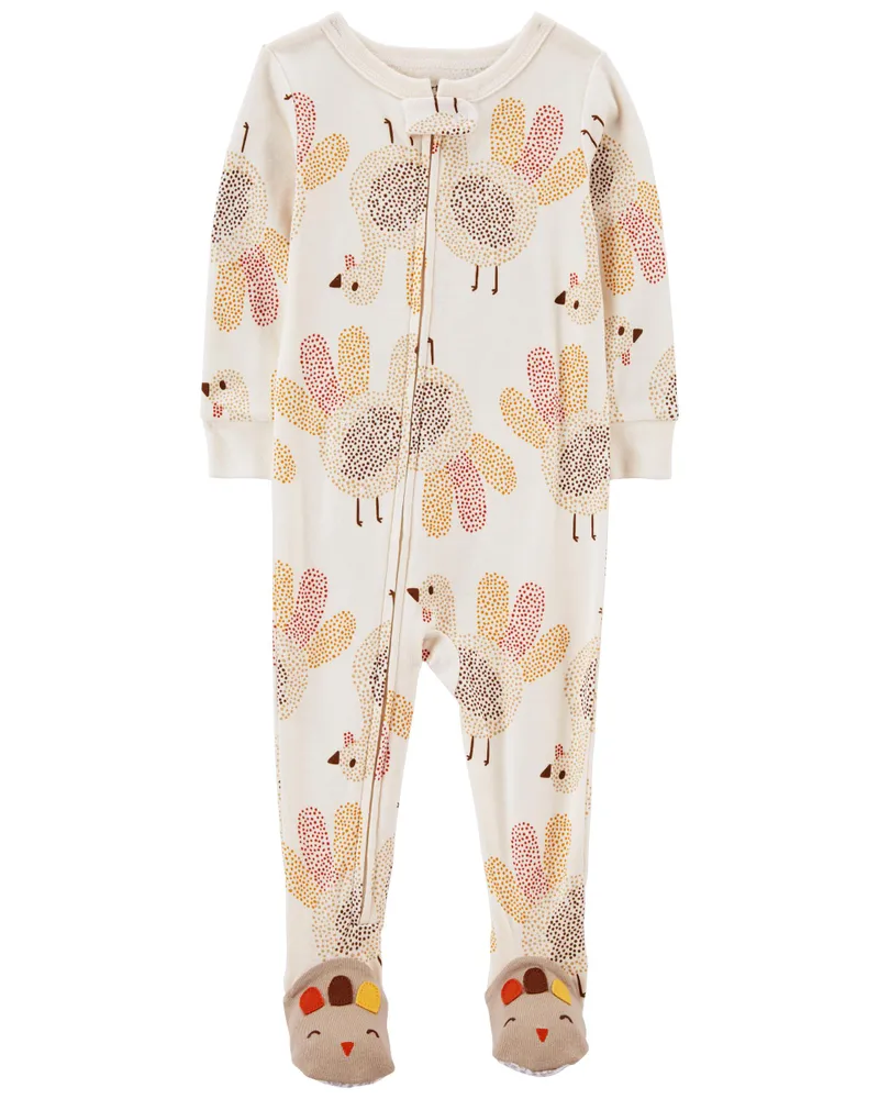 Thanksgiving store footie pajamas