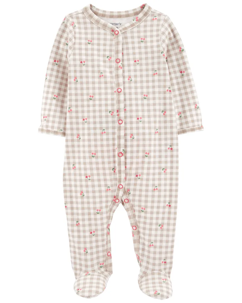 Carters zipper 2024 footie with snap