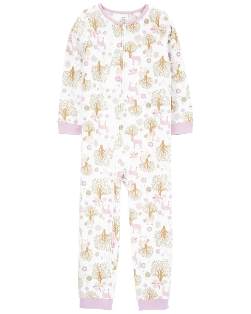 Fleece footless pajamas discount