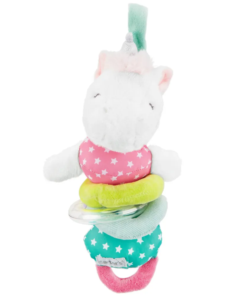 Unicorn baby sales rattle