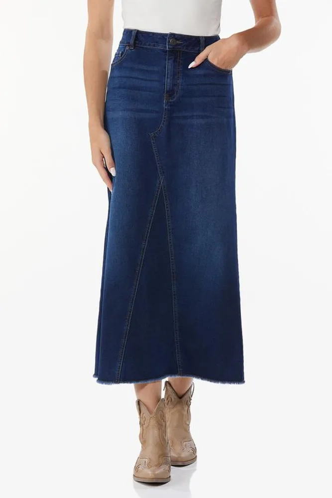 Catos long 2025 jean skirts